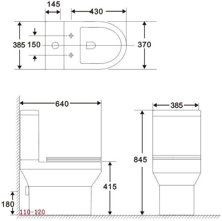Чаша напольного унитаза Aquanet Rimless Logic-C CL-12339 240210 - 9