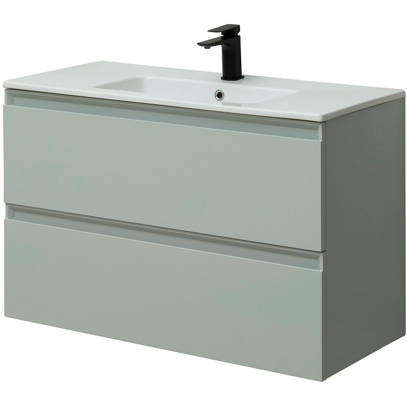 Тумба под раковину Allen Brau Eclipse 100 светло - зеленый матовый 1.E1003.PWM - 0