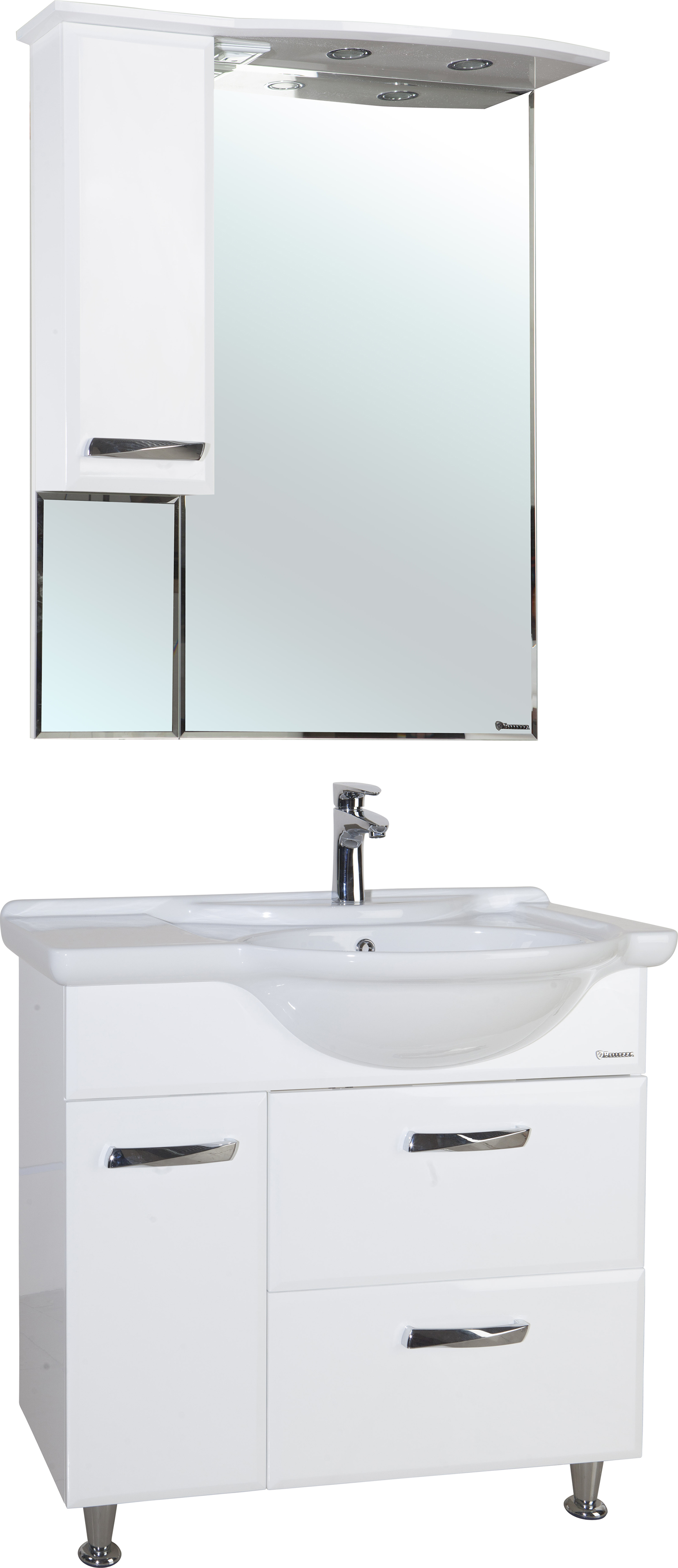 Тумба для комплекта Bellezza Балтика 90 R белая 4638915111014 - 2