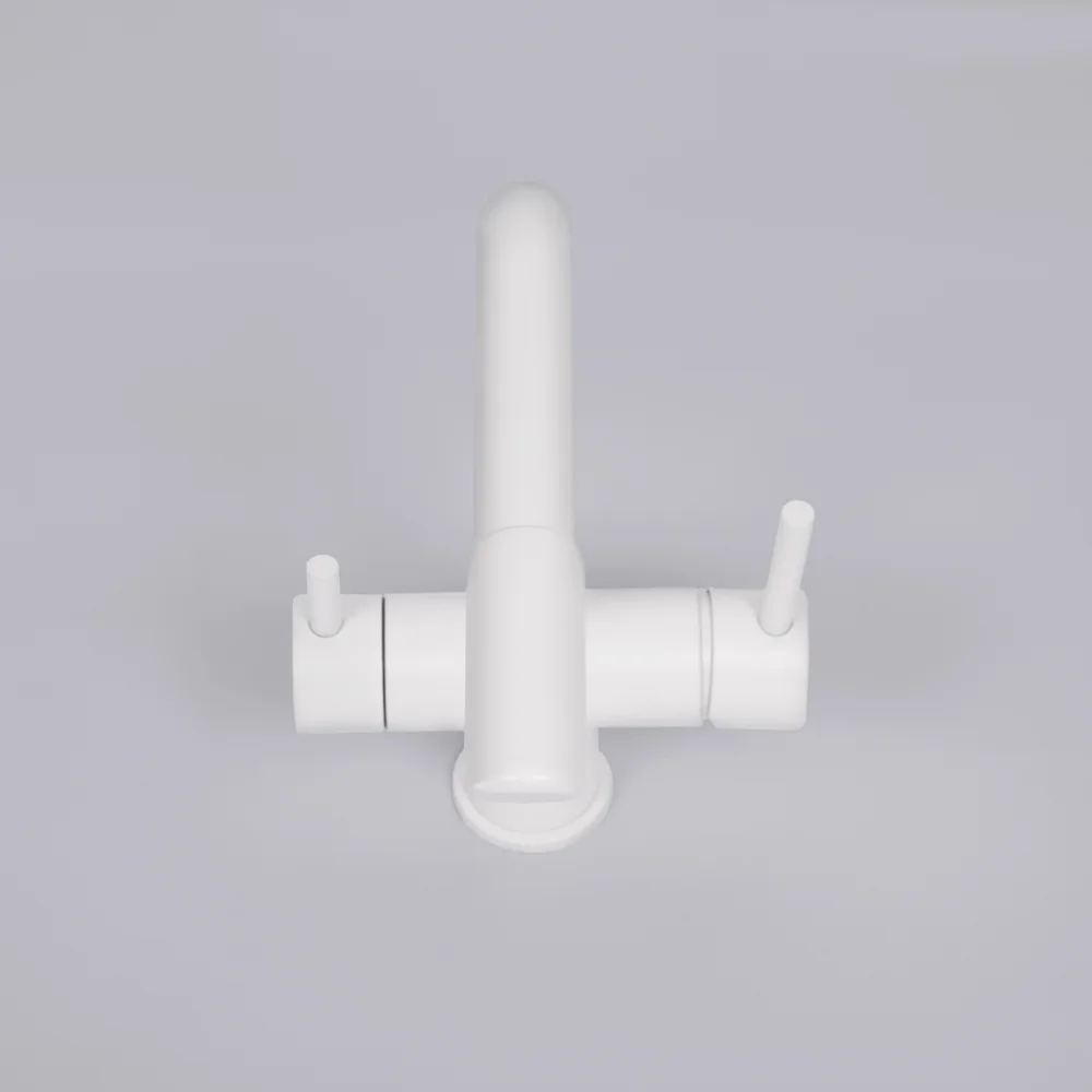 Смеситель для кухни Wasserkraft белый матовый A8357 - 3