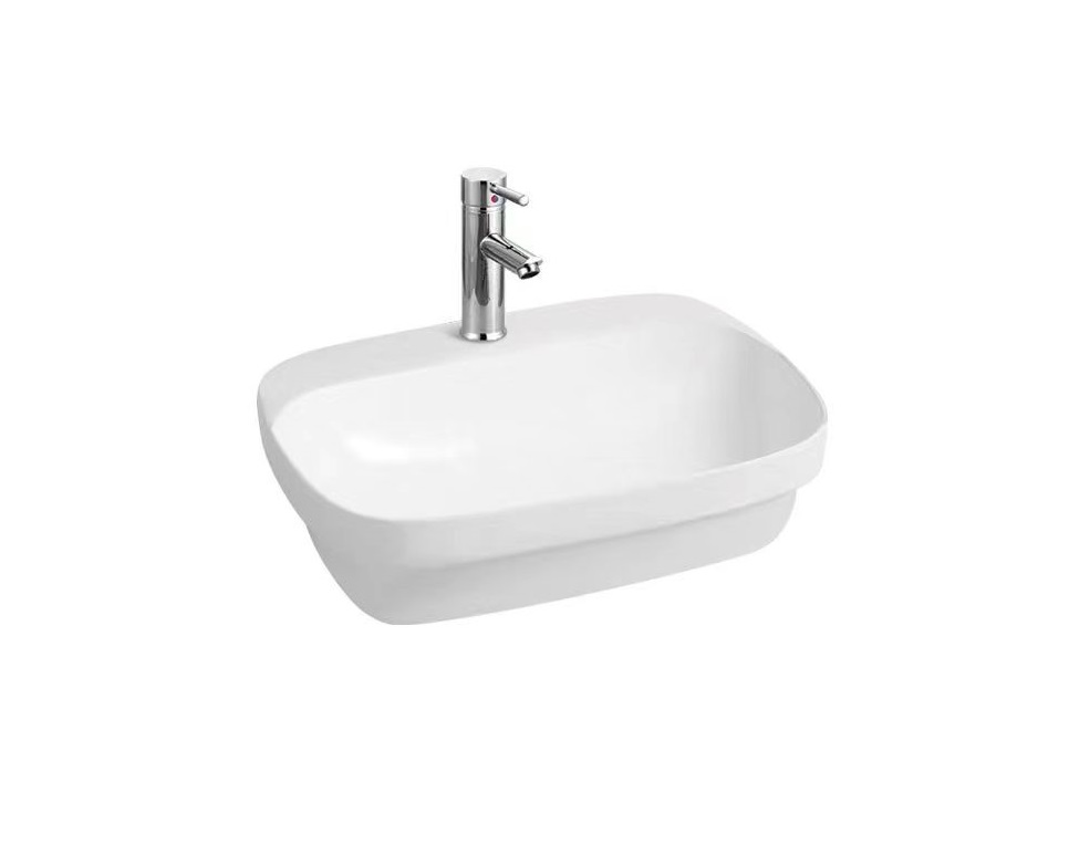 AQ6042-00 АМАДЕО раковина накладная 600*420*155 - 0