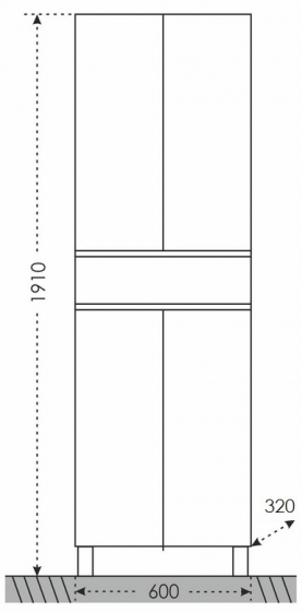 Комплект мебели Санта Марс 70 белый - 9