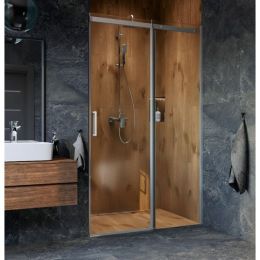 Душевая дверь Excellent Rols 120 хром KAEX.2612.1200.LP1/2 + KAEX.2612.1200.LP2/2 - 1