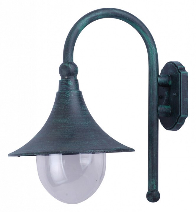 Уличный настенный светильник Arte Lamp Malaga A1082AL-1BG - 0