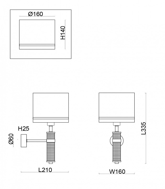 Бра Freya Albero FR5108WL-01N - 1