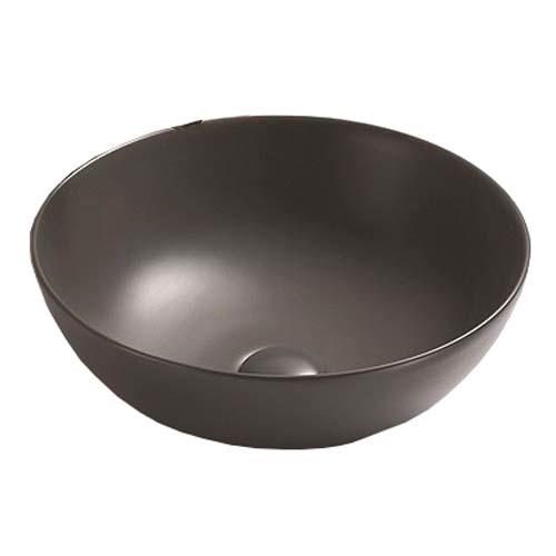 Раковина накладная CeramaLux NC 41.5 см серый матовый  104MDH-2 - 0