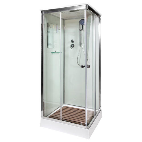 Душевая кабина Deto K 100х100 с электрикой, хром  K401SEL - 1