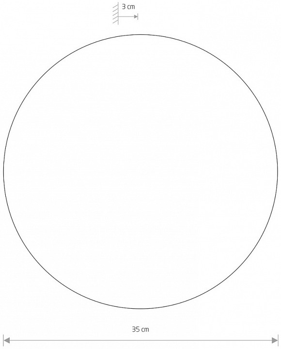 Накладной светильник Nowodvorski Ring Led L 10348 - 1