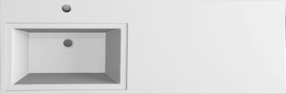 Раковина Stella Polar Мадлен 130 L на стиральную машину белый SP-00000477 - 1