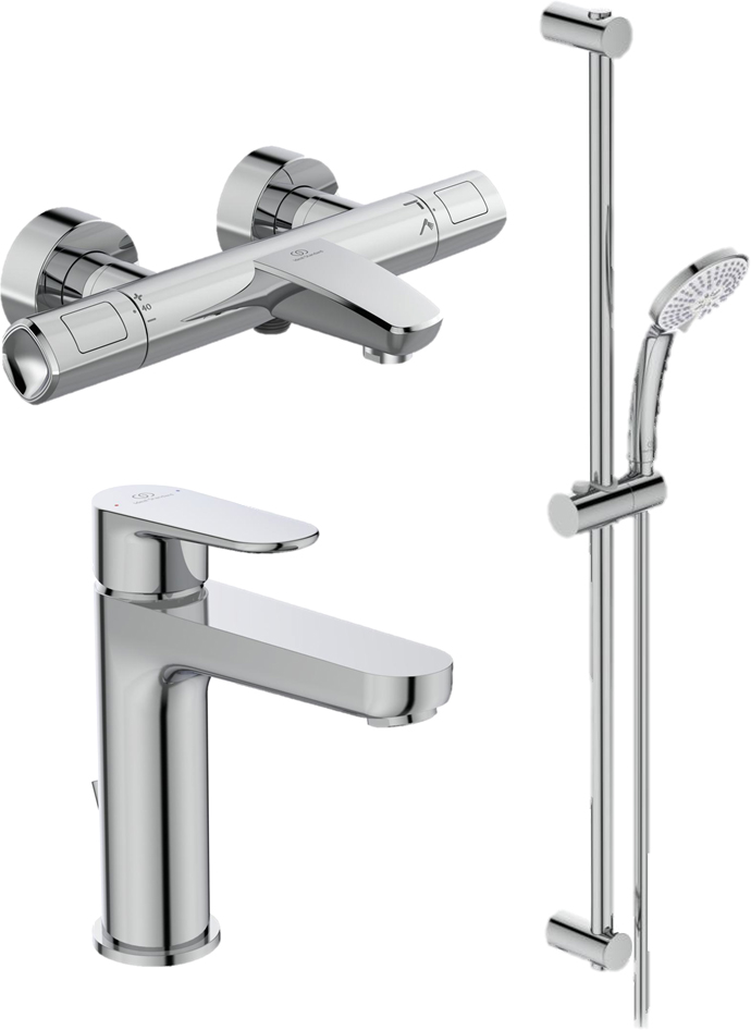 Душевой комплект Ideal Standard CERATHERM T100 3 в 1 BC985AA - 0