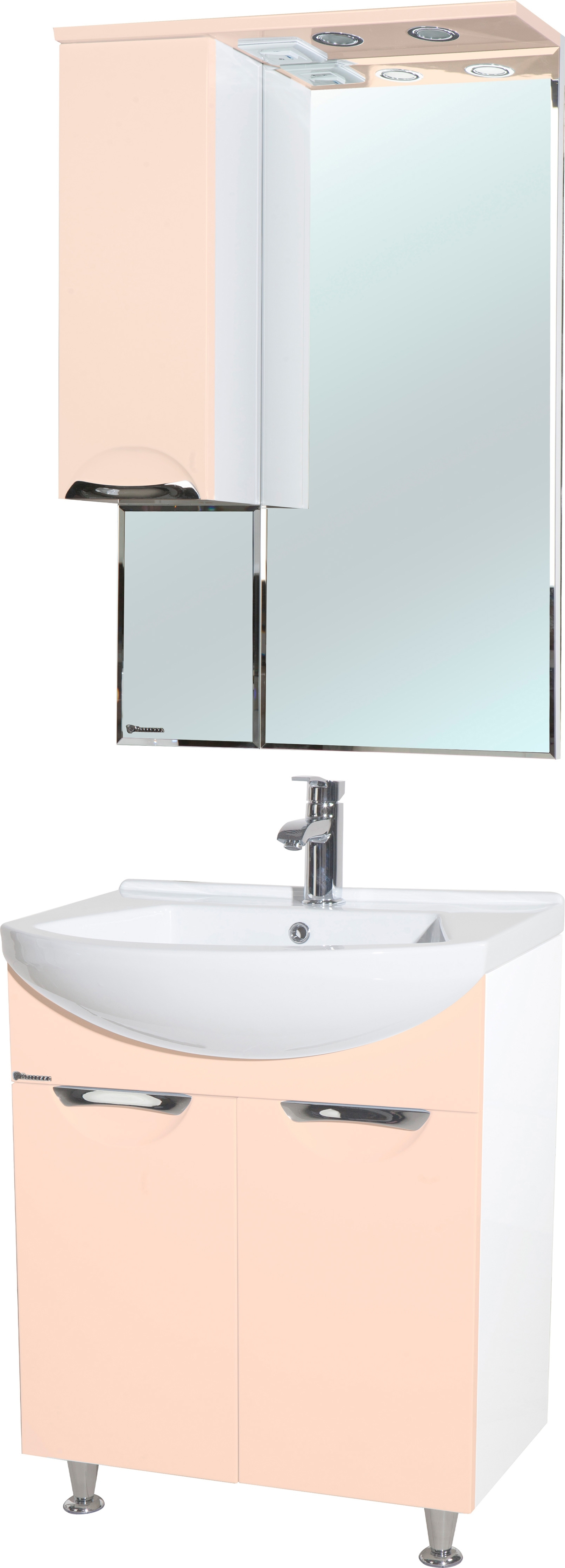 Зеркало-шкаф Bellezza Альфа 55 L бежевый 4618808002070 - 1