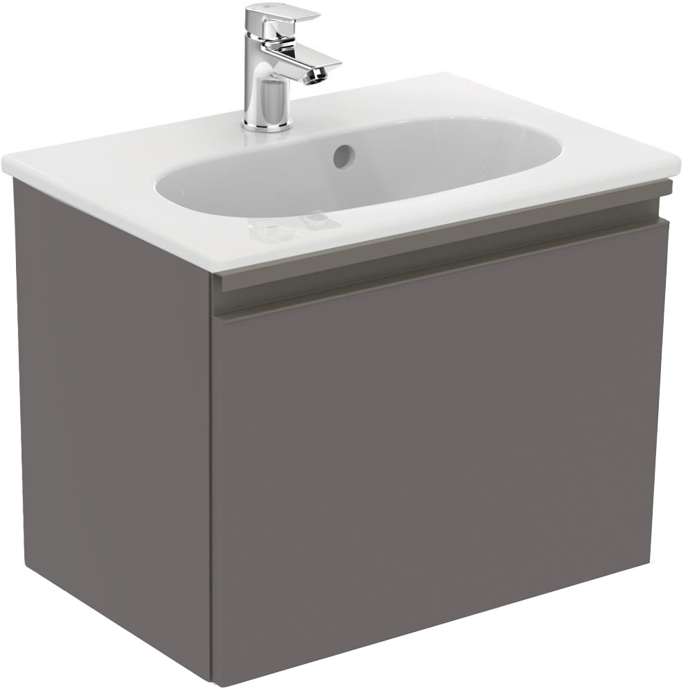 Тумба под раковину Ideal Standard Tesi 50 серо - коричневый матовый T0045PU - 0