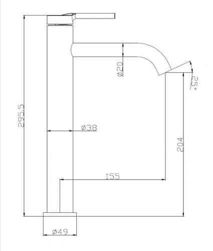 Смеситель для раковины BelBagno Etna сатин  ETN-LMC2-IN - 4