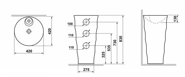Раковина Laguraty 212B - 3