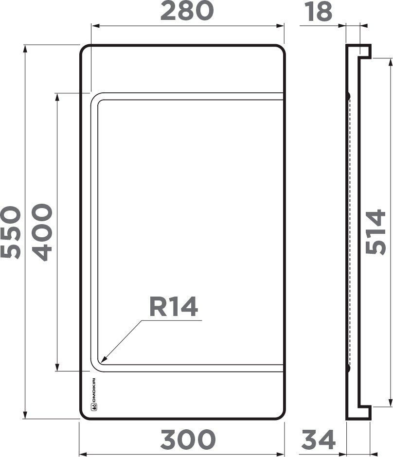 Разделочная доска Omoikiri 4999009 венге - 3