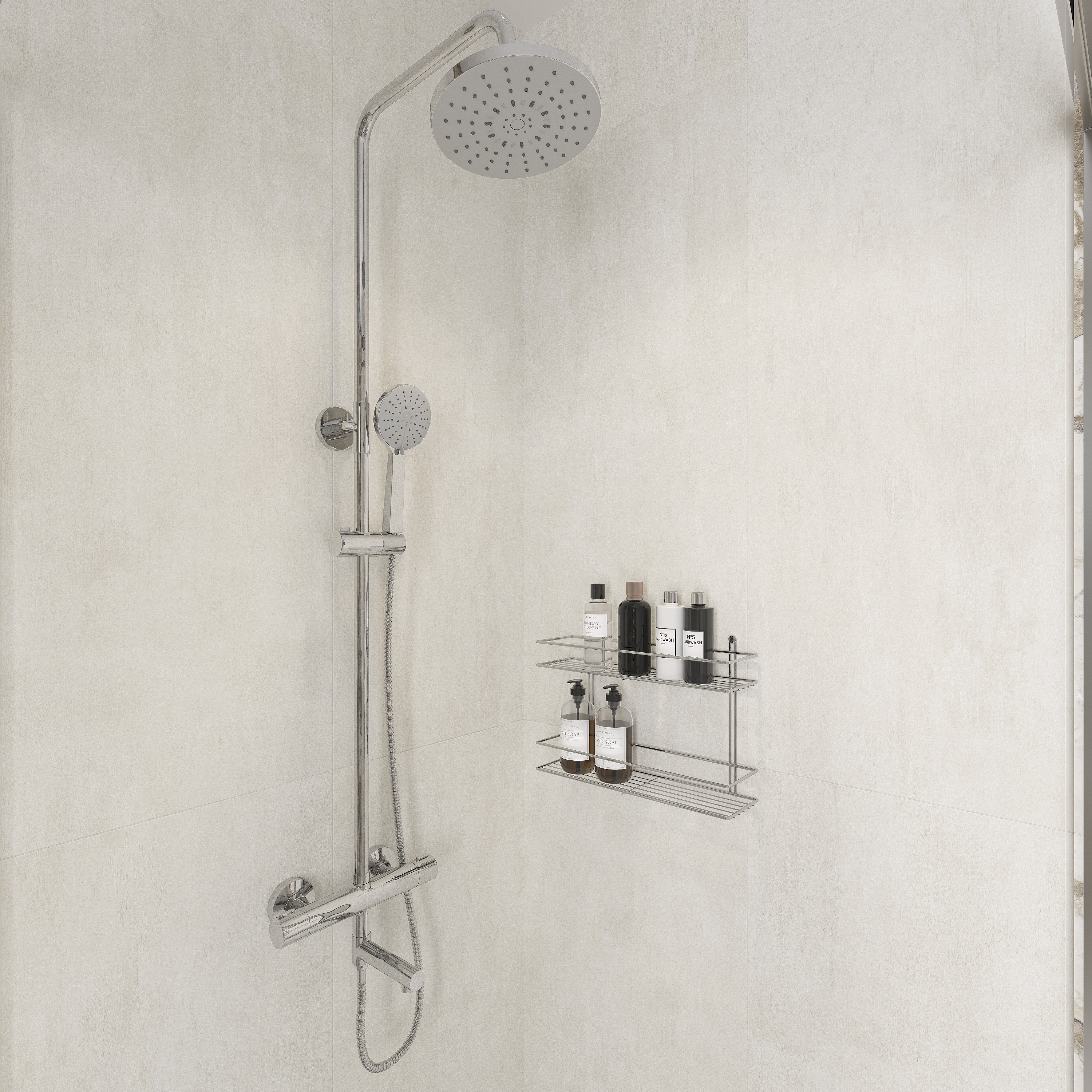 Полка DIWO Смоленск П16101 хром - 3