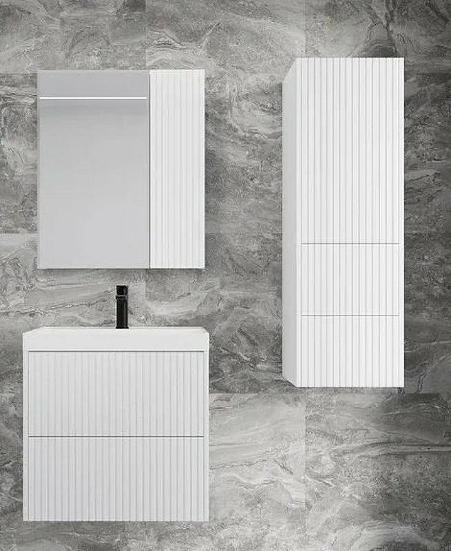 Тумба под раковину Style Line Стокгольм 60 белая ЛС-00002307 - 6