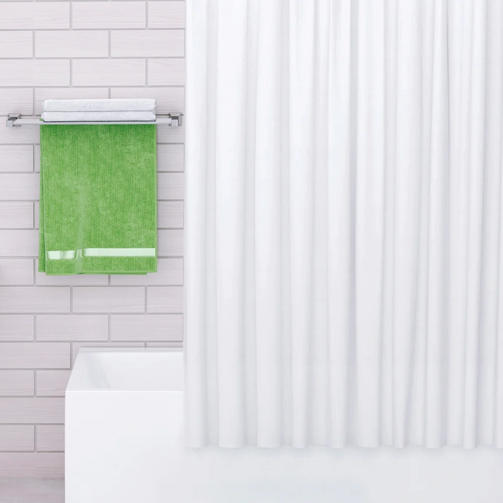 Штора для ванной Wasserkraft Vils 240х200 белый SC-10203 - 0