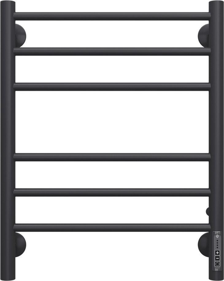 Электрический полотенцесушитель Terminus Аврора П6 450x600 Черный матовый 4670078527479 - 0