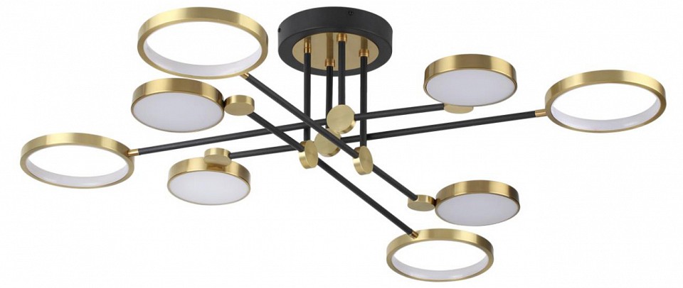 Потолочная светодиодная люстра Odeon Light Midcent Denzel 4320/75CL - 0