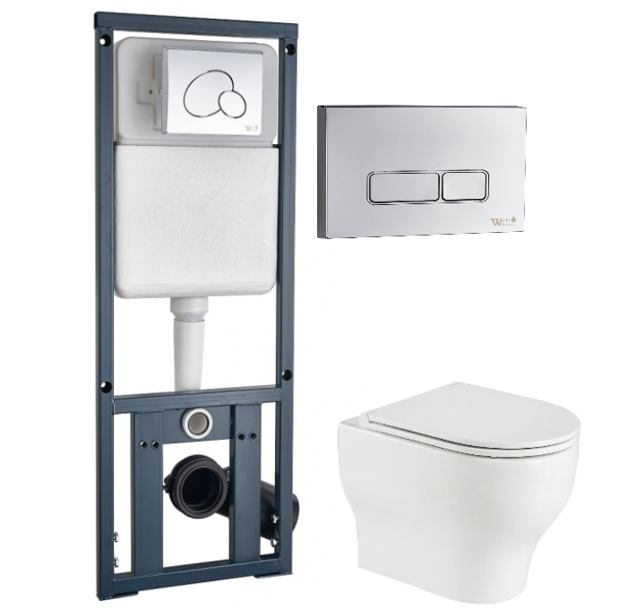 Комплект Weltwasser MARBERG 410 + ERLENBACH 004 GL-WT + MAR 410 SE  10000006465 - 0