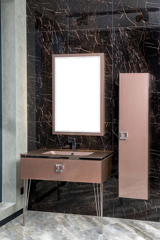 Тумба под раковину Armadi Art Lucido 80 розовый 770-080-PU - 1