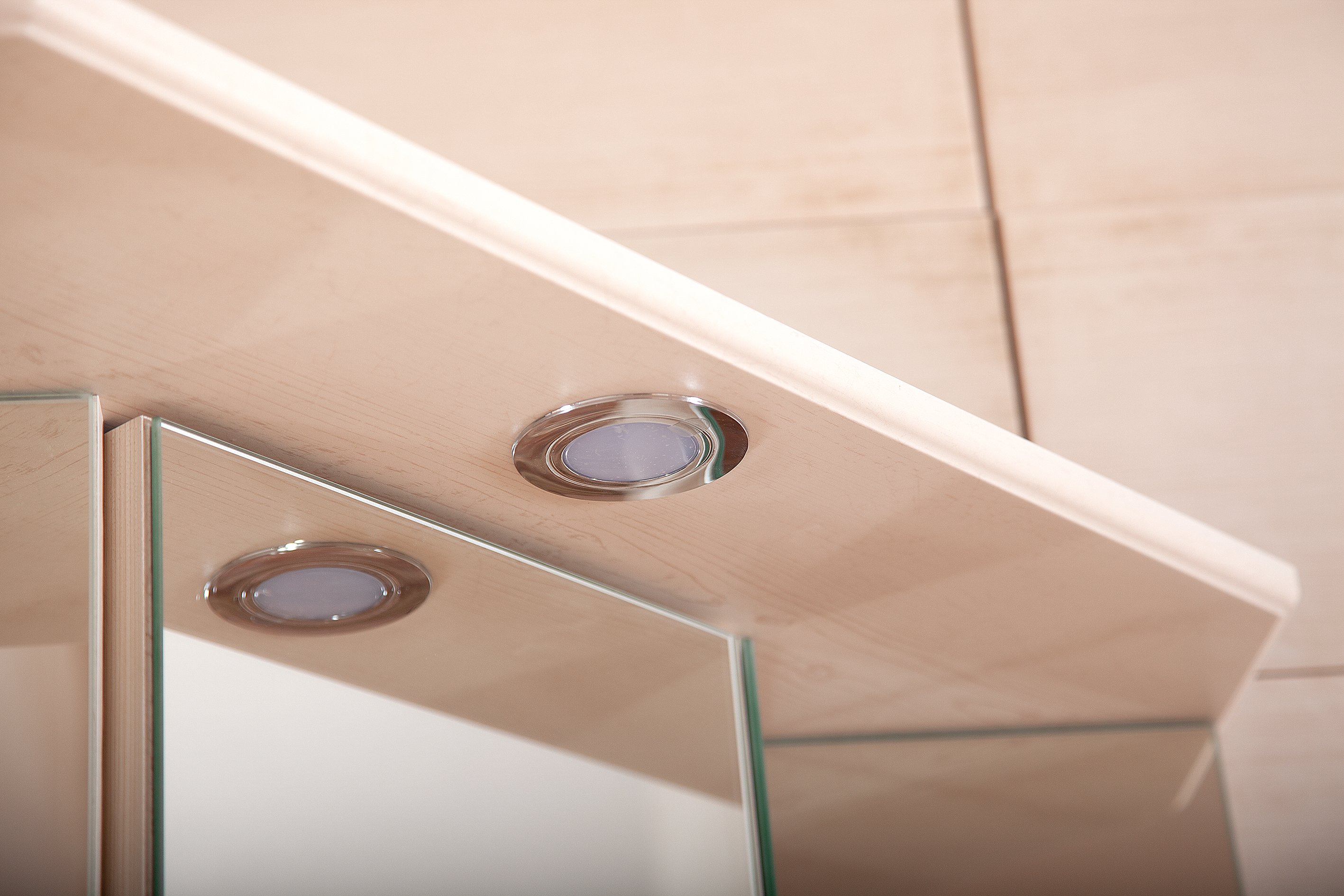 Мебель для ванной Бриклаер Кантри 60 бежевый дуб, угловая - 5