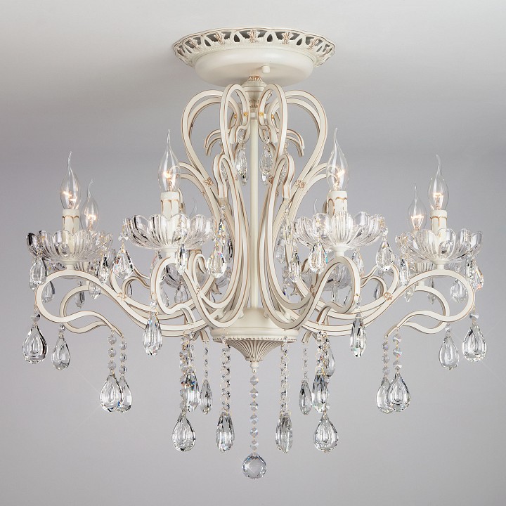 Потолочная люстра Eurosvet Etna 12205/8 белый Strotskis - 0