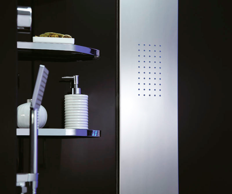 Душевая кабина Orans SR-89106S черная, с баней 89106B0 - 4