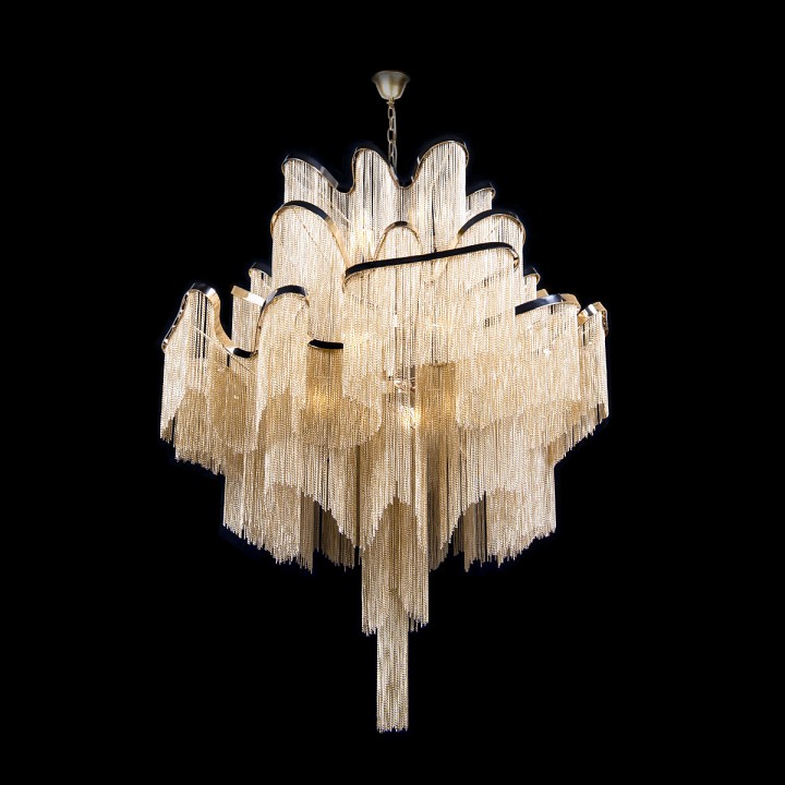 Подвесная люстра Loft it Stream 10208/1000 Gold - 3