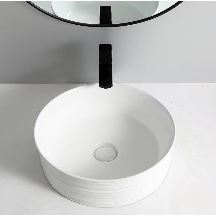 Раковина накладная CeramaLux N 41 см белый  W1532(78420) - 1