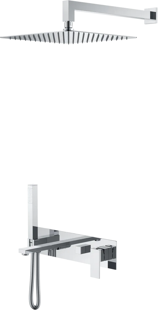 Душевой комплект Boheme Qubic хром глянцевый 474-CR - 0