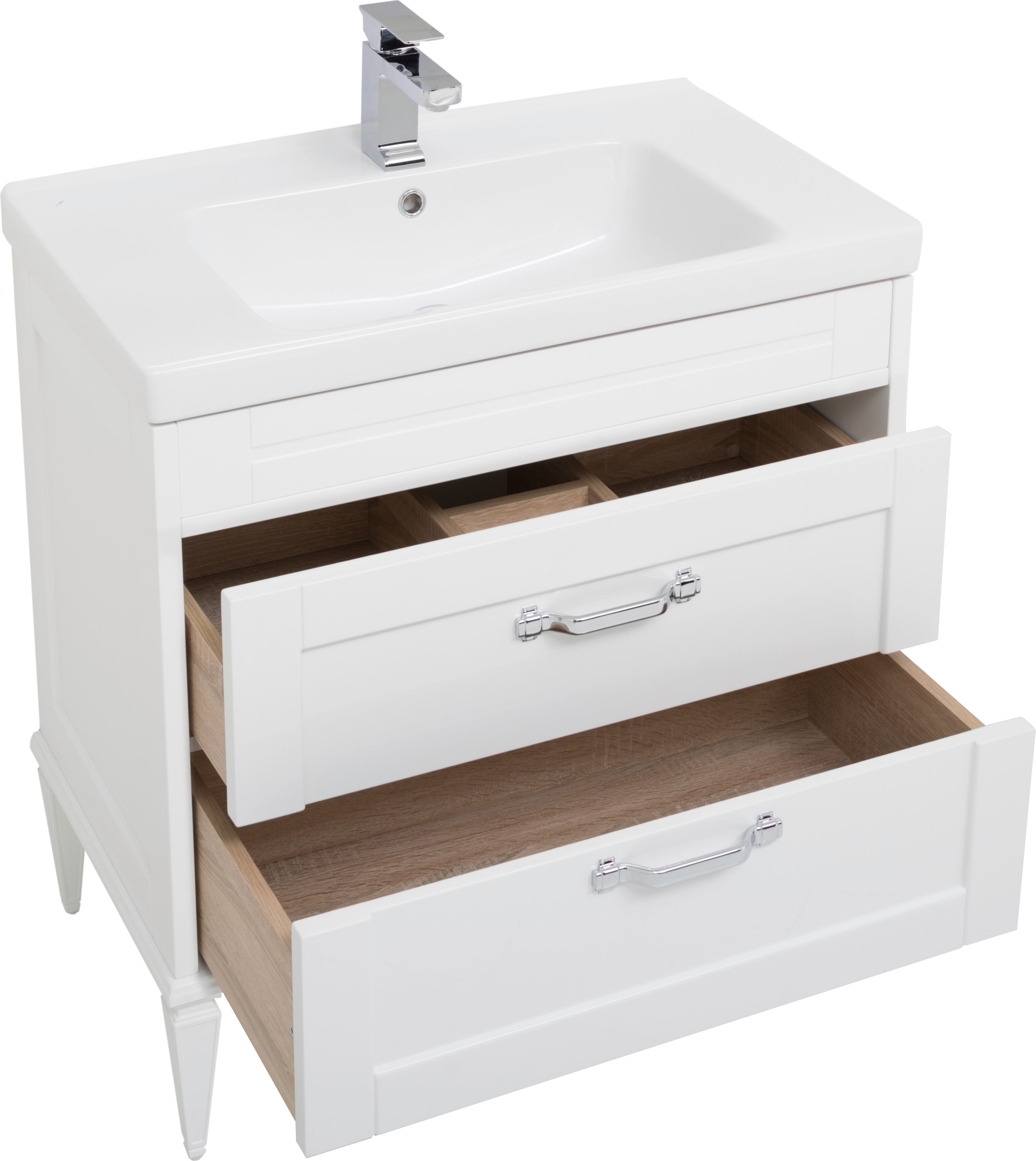 Тумба для комплекта Aquanet Денвер 80 белый глянец 199211 - 13