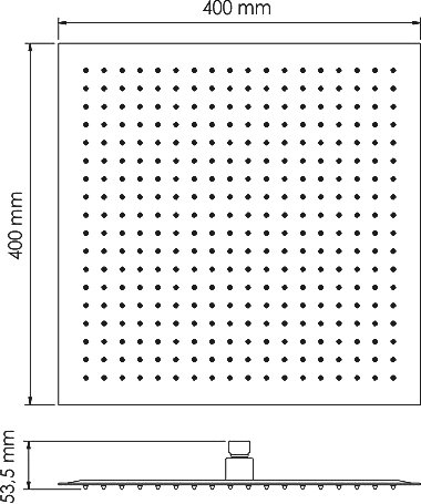 Верхний душ Wasserkraft A119 - 2