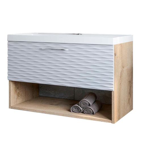 Тумба под раковину подвесная Stella Polar Ундина 70 белая SP-00001060 - 0