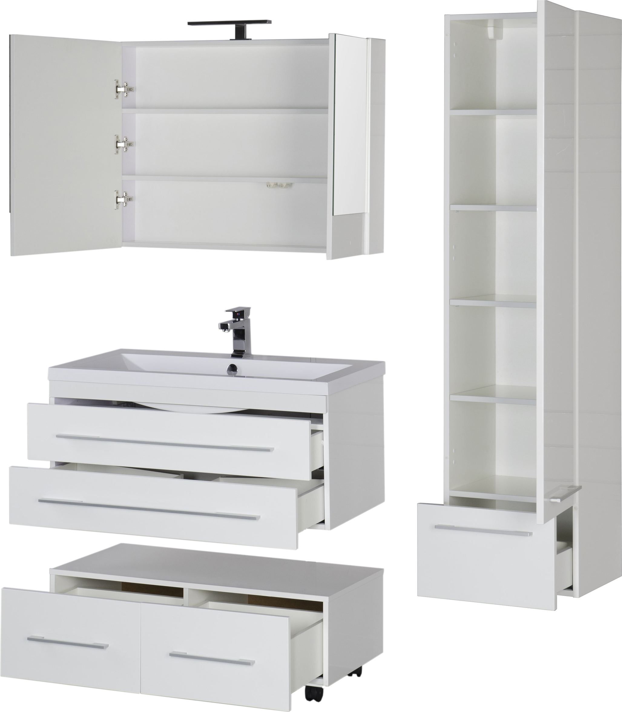 Мебель для ванной Aquanet Нота 90 белая 171492 - 19