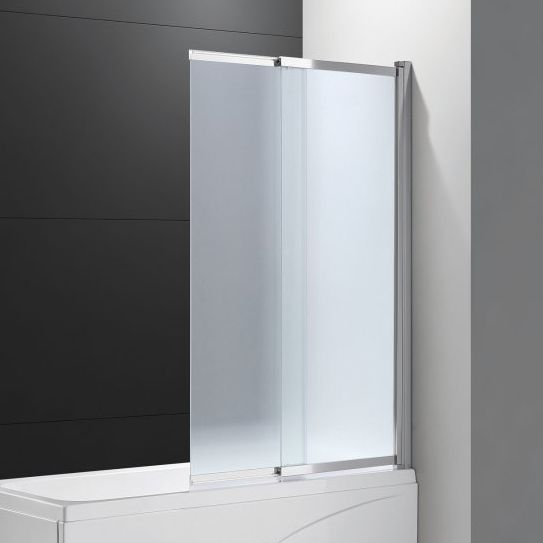 Шторка на ванну Cezares Slider VF-11-90/150-P-Cr стекло рифленое SLIDER-VF-11-90/150-P-Cr - 0