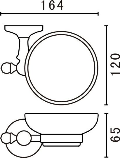 Мыльница Art&Max Antic Crystal AM-E-2699ASJ-Do - 2