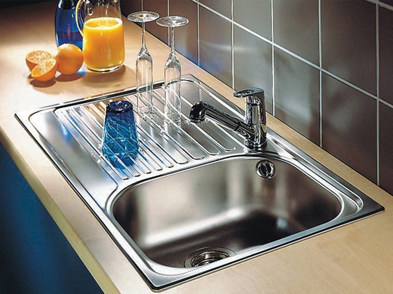 Мойка кухонная Blanco Tipo 45 S Compact сталь матовая 513441 - 1