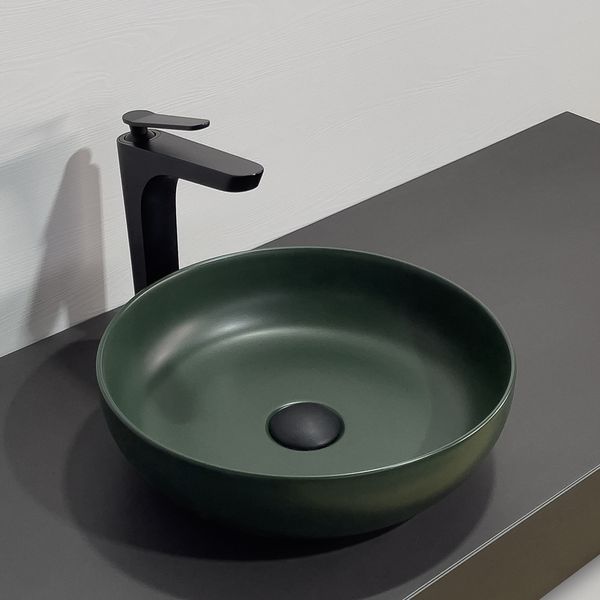 COMFORTY. Раковина COMFORTY 113MDG темно зеленый матовый 00-00012223 - 1
