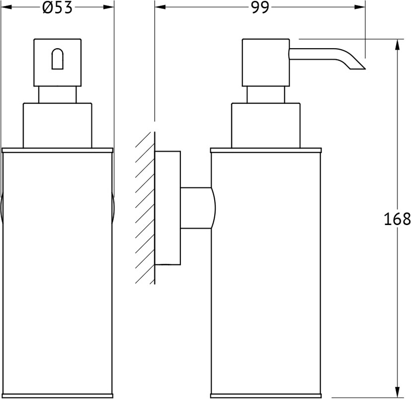 Дозатор для жидкого мыла Artwelle Harmonie  HAR 016 - 1