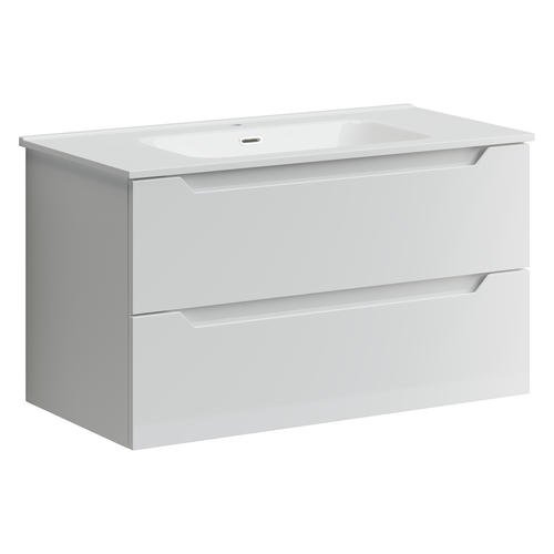 Тумба под раковину Sancos Norma 2.0 90 белый, глянцевый  NR2.090W - 0
