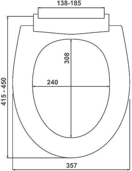 Крышка-сиденье Cersanit Trento S-DS-TRENTO-PL-t с микролифтом - 2