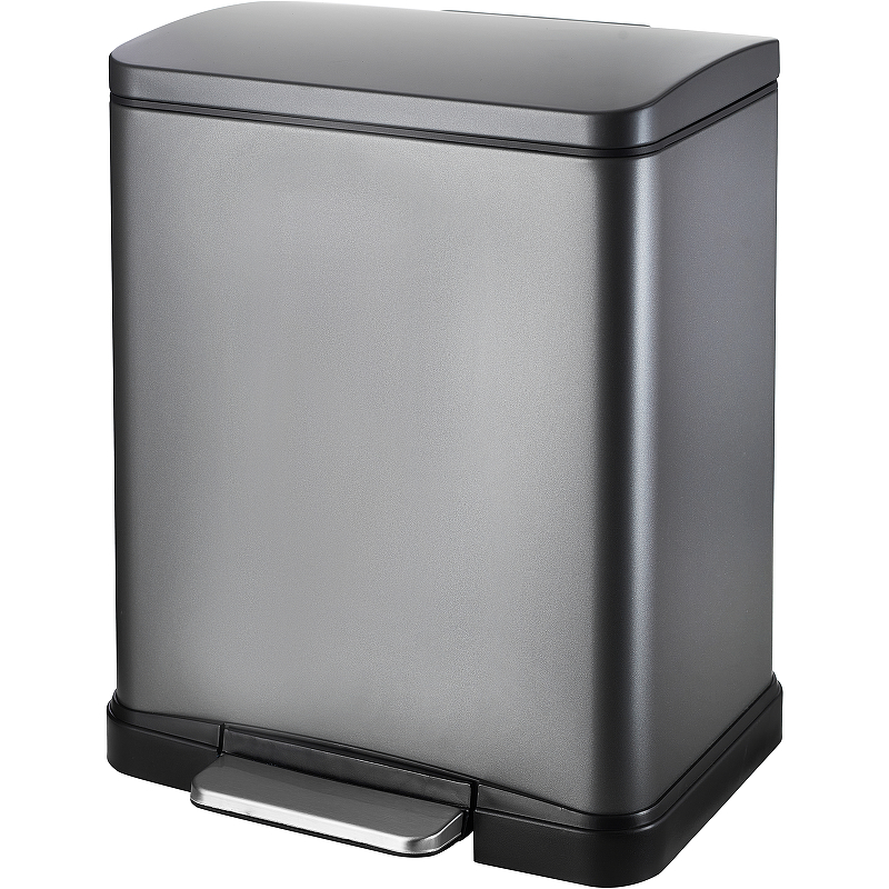 Ведро для мусора WeltWasser WW LASSY TG 12L матовый серый  10000006129 - 0