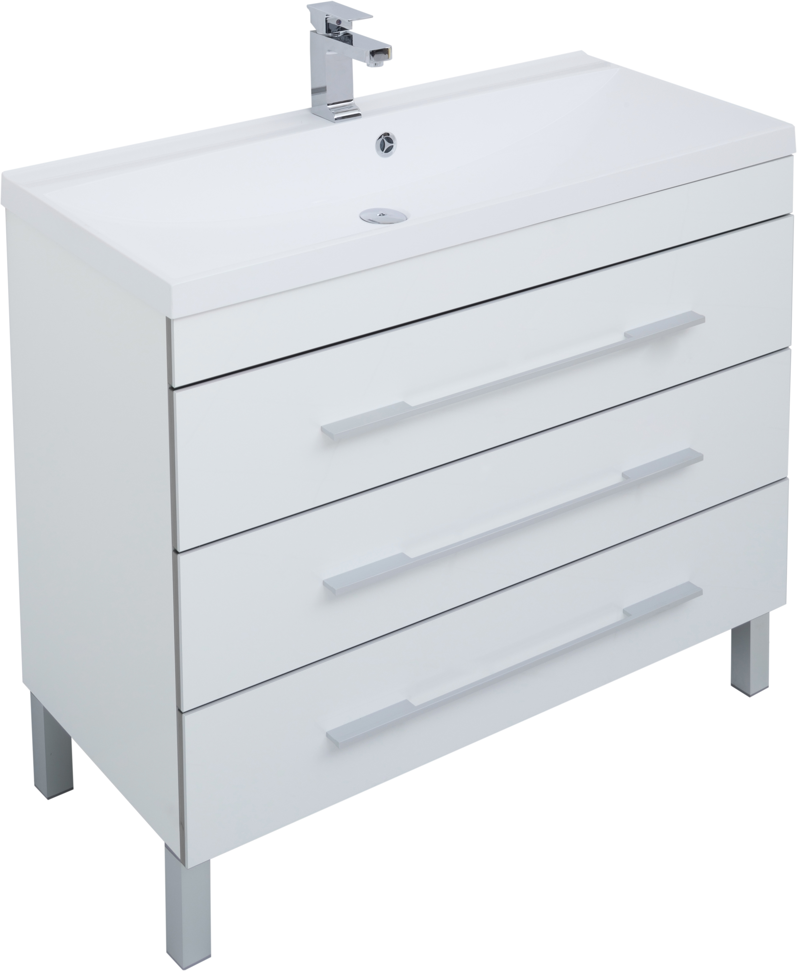 Мебель для ванной Aquanet Верона 100 белая - 7