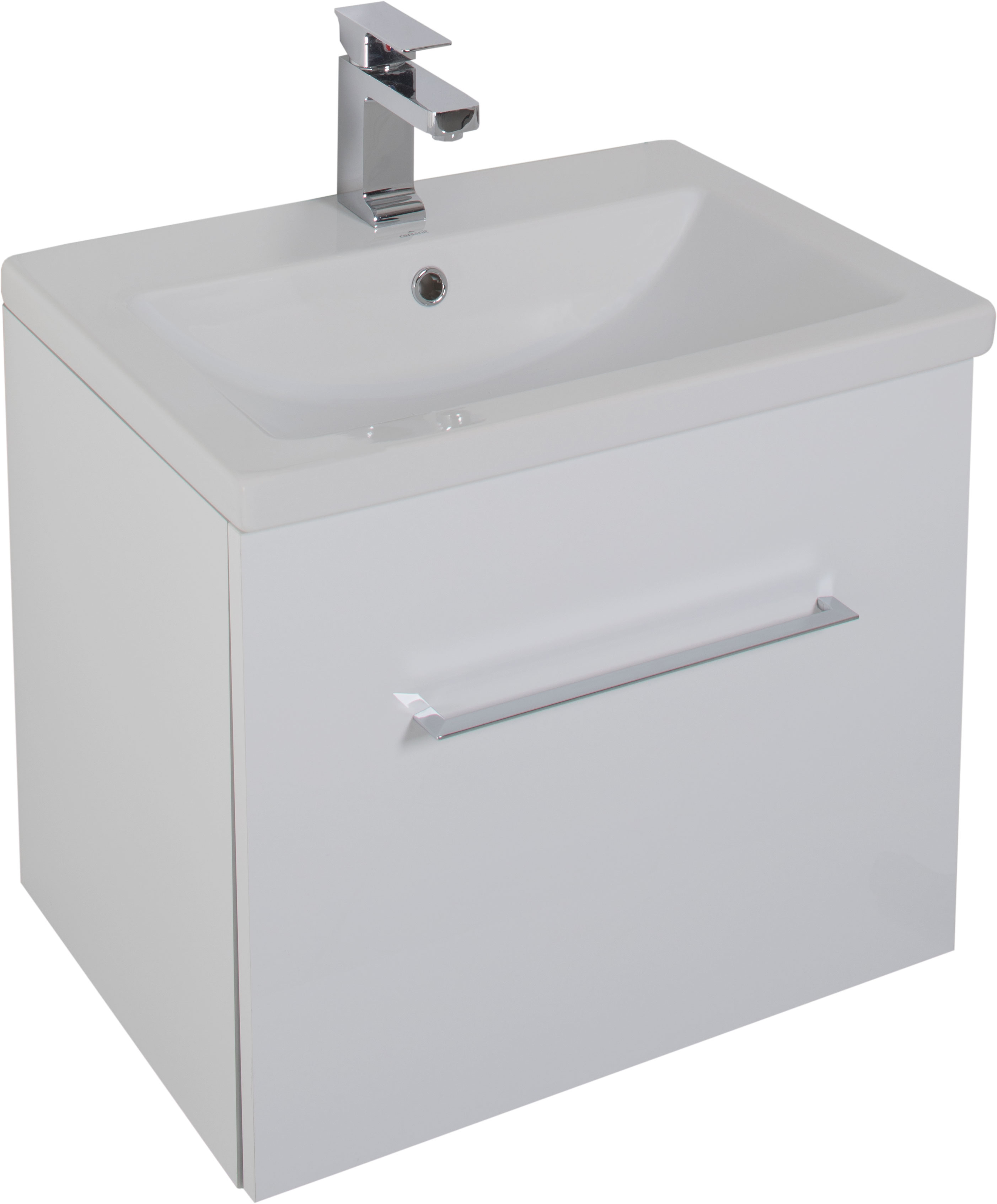 Мебель для ванной Aquanet Порто 60 белая - 4