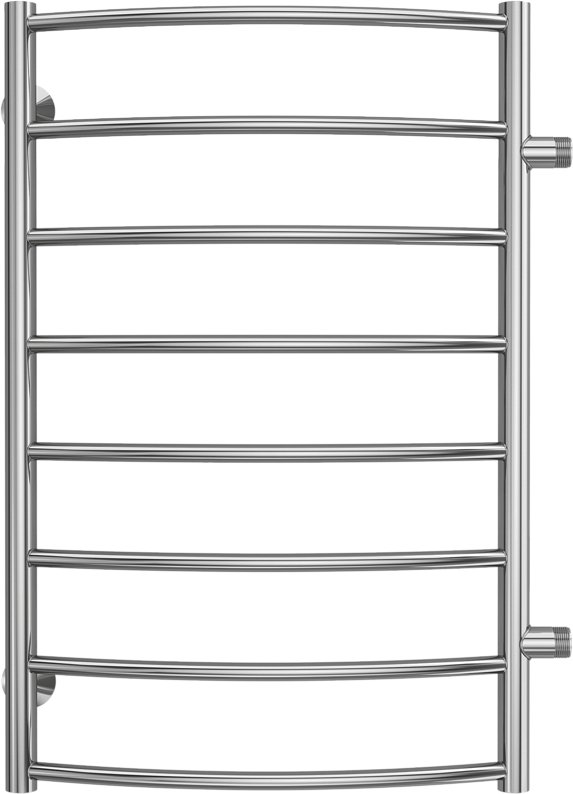 Водяной полотенцесушитель Terminus Классик П8 500x800 Хром боковое подключение 4670078530257 - 0
