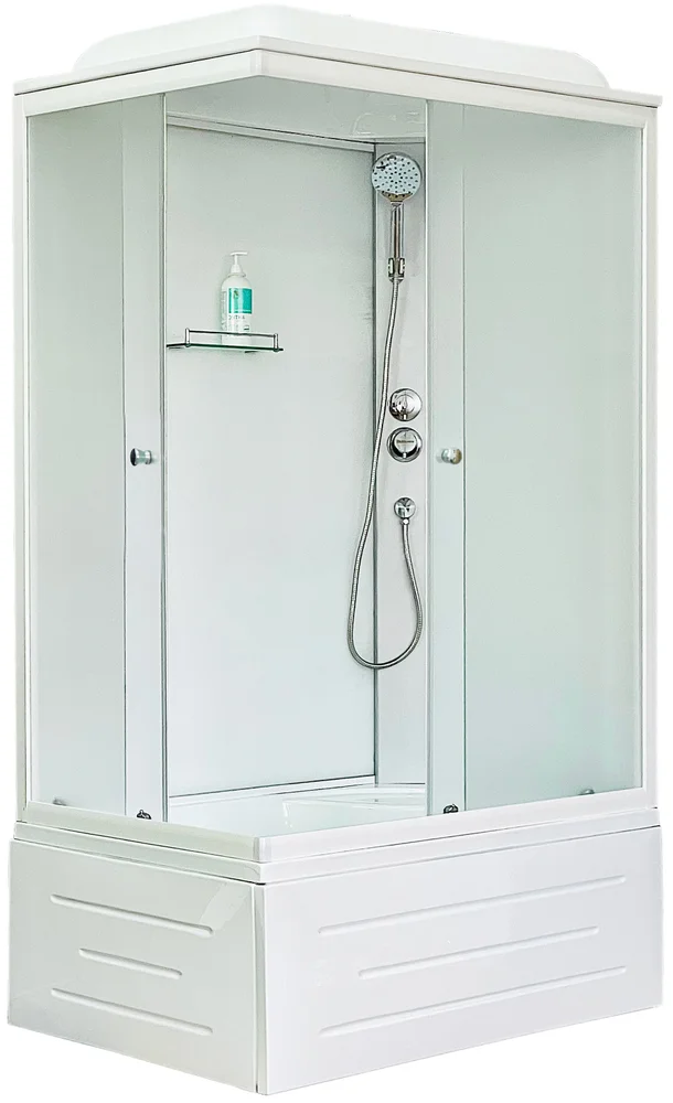Душевая кабина Royal Bath 120x80 R стекло матовое профиль белый RB8120BP5-WC-R - 1