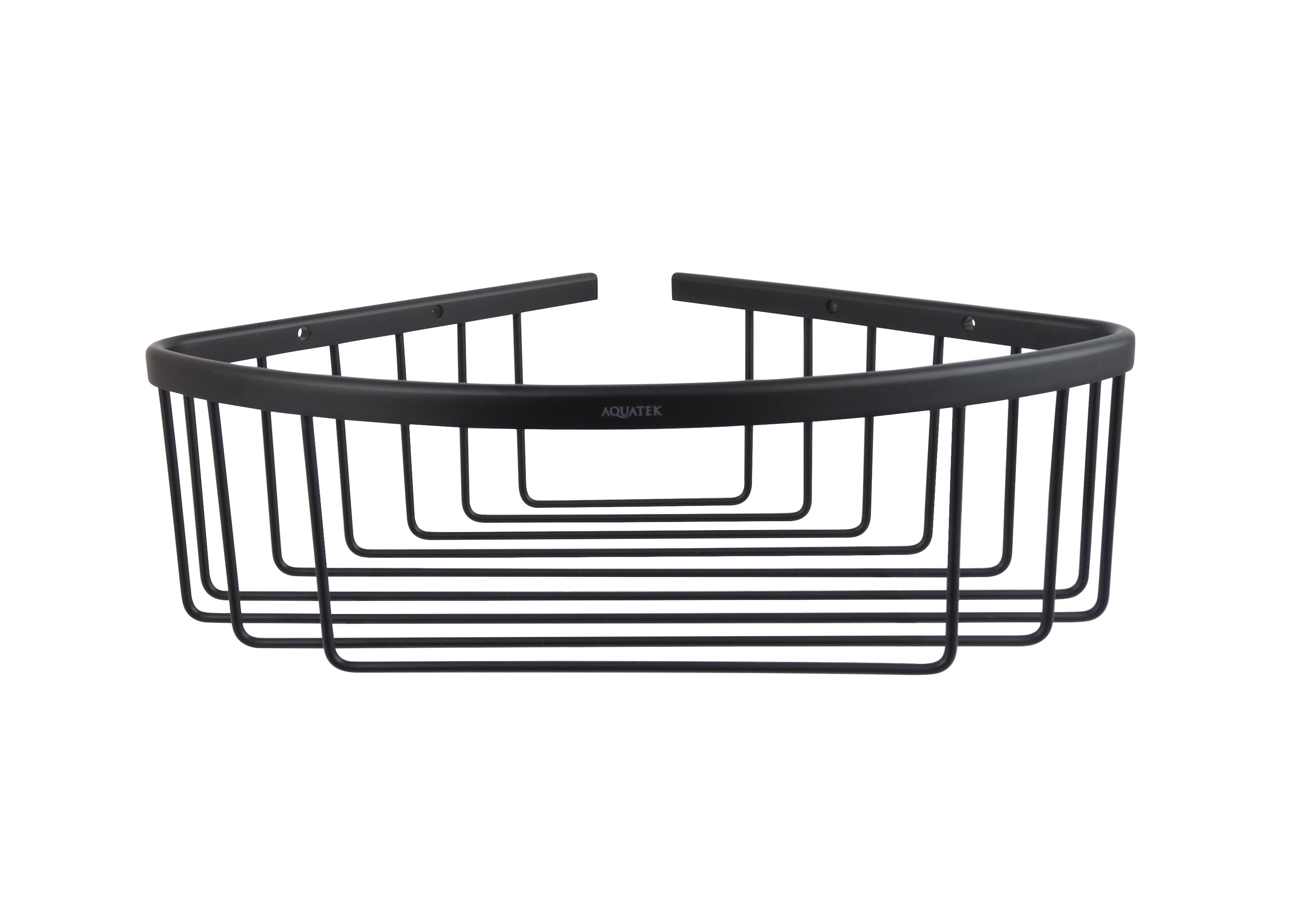 Угловая полка AQUATEK ВЕГА AQ4006MB, матовый черный - 0