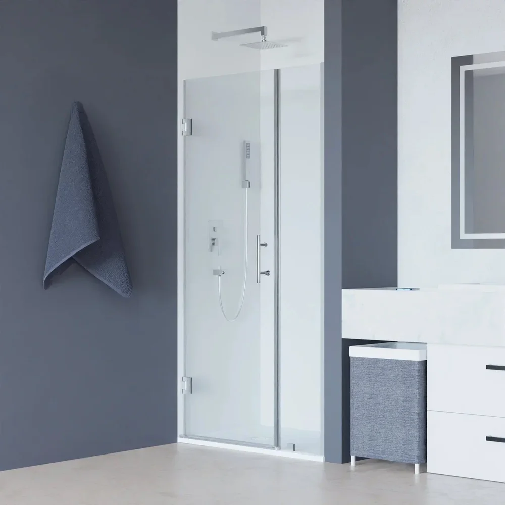 Душевая дверь RGW Hotel HO-012 90х195 профиль хром стекло прозрачное 350601209-11 - 1